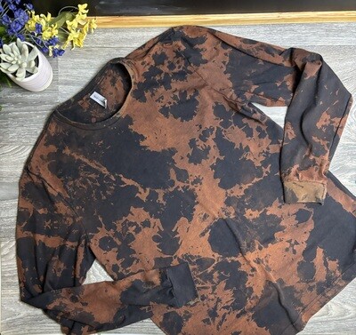 Acid wash, Distressed Reverse Tie Dye T-shirts