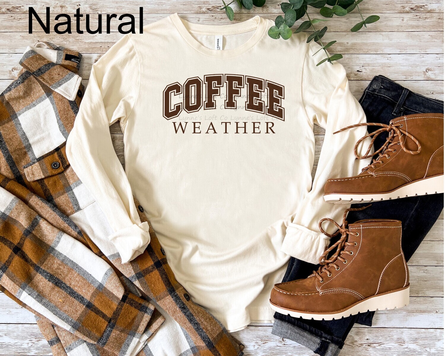 Simple Minimalist Coffee Weather T-shirts