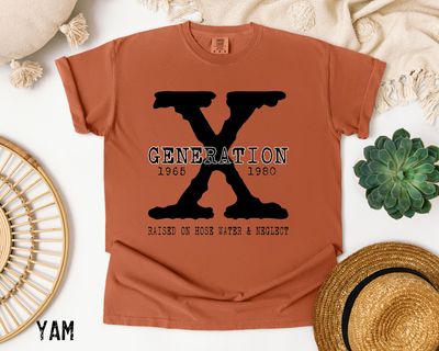 Generation X T-Shirt | Comfort Colors® &quot;Raised on Hose Water and Neglect&quot; Statement Tee