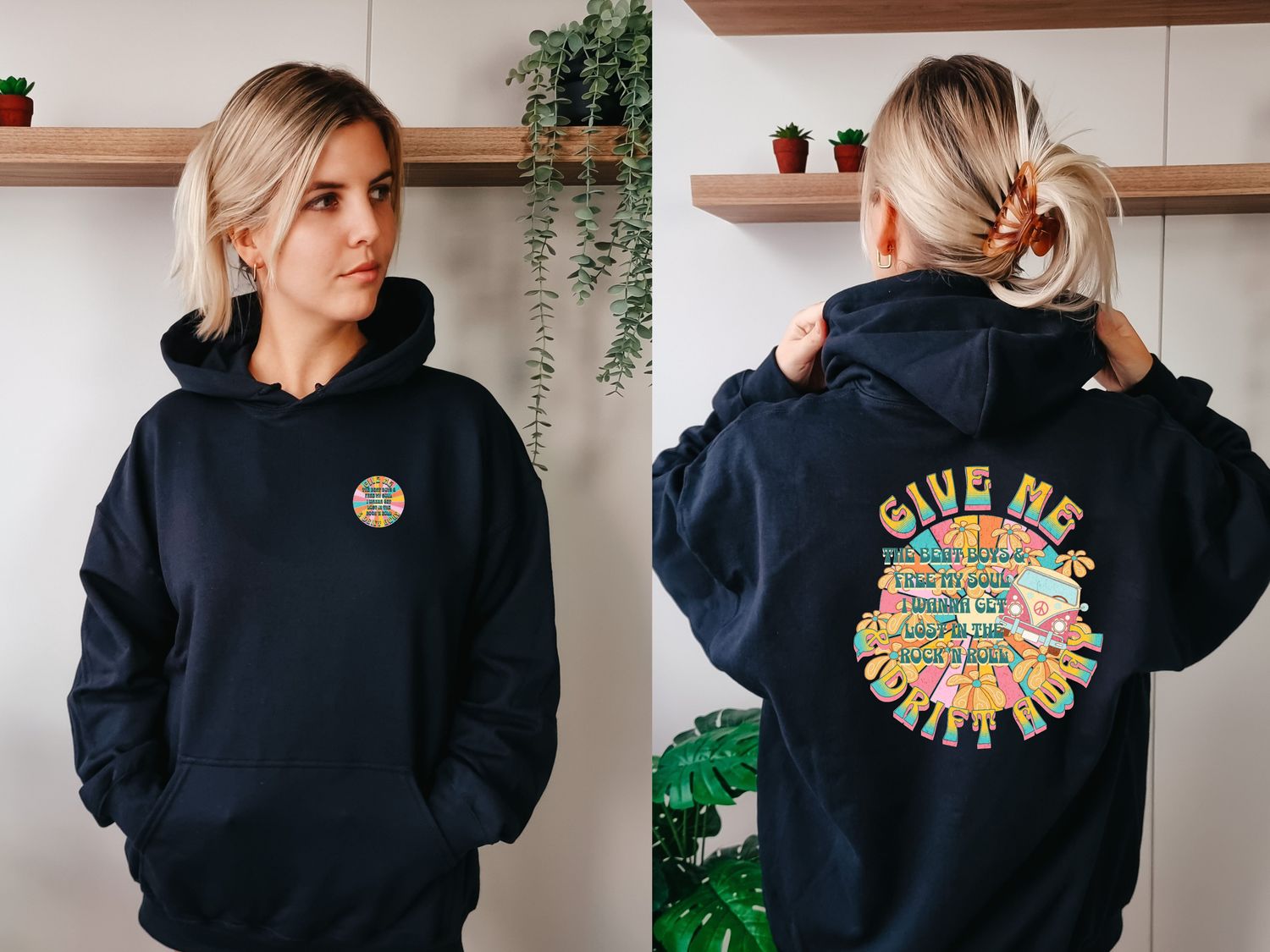 Give me the Beat Boys Hoodie, Vintage Distressed Trendy Hoodie, Oversized Graphic Hoodie, Free my Soul Beat Boys Hoodie