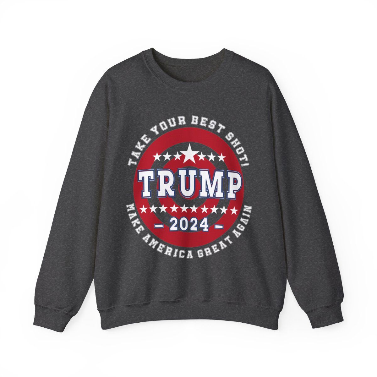 Trump Shooting, Take your Best Shot Sweatshirt, MAGA Sweatshirt, Republican Shirt, Size 3XL, 4XL, 5XL, Make American Great Again shirt  , Sizes: S, Colors: Dark Heather