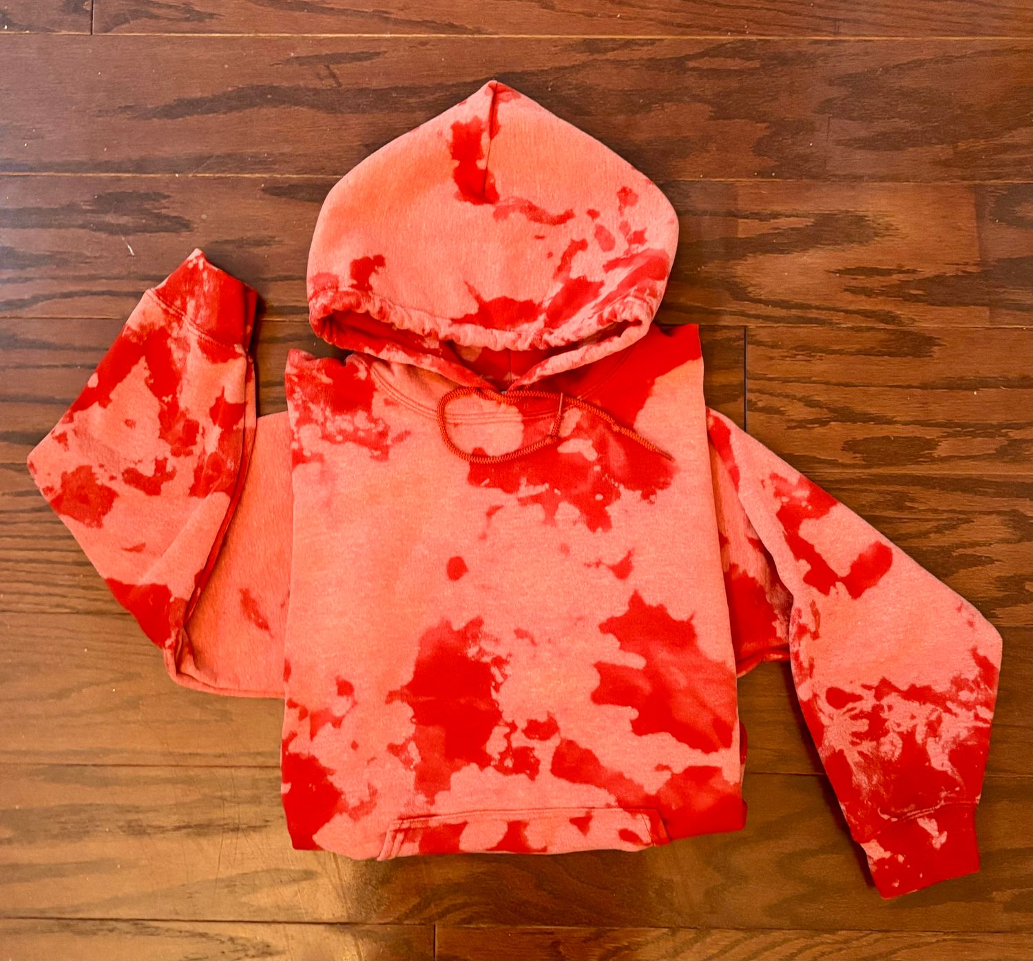 Reverse Tie Dye Acid Wash Crewneck Sweatshirt or Hoodie, Custom Vintage Acid Wash Sweatshirt, Distressed Vintage Look Crew, Hand Dyed Shirts
