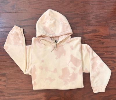 Reverse Tie Dye Acid Wash Crewneck Sweatshirt or Hoodie, Custom Vintage Acid Wash Sweatshirt, Distressed Vintage Look Crew, Hand Dyed Shirts