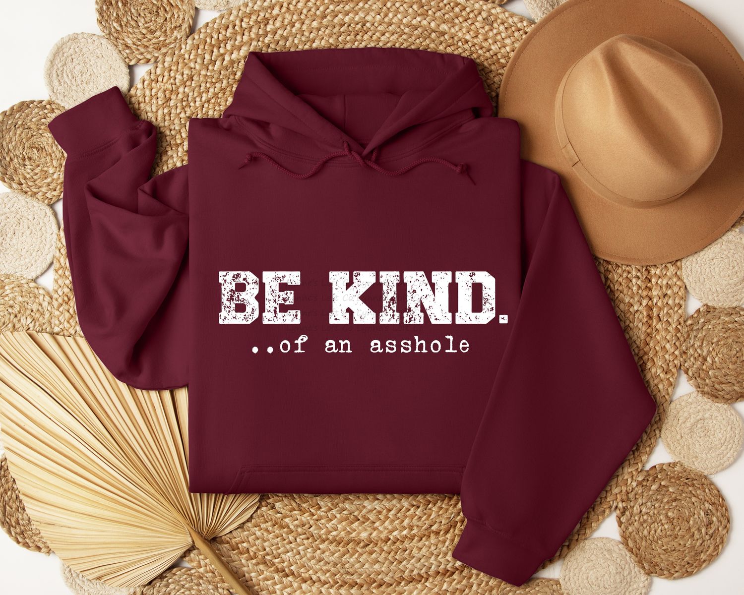 Sarcastic Be-Kind of an Asshole Crewneck Sweatshirt or Hoodie