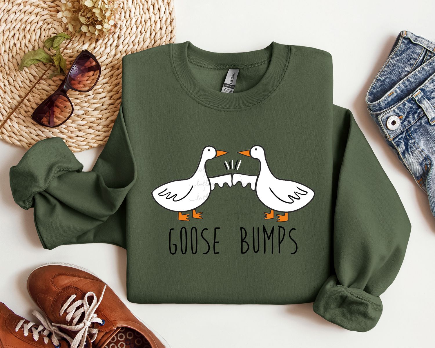 Cute Fist bump, Goosebumps Sweatshirt or Hoodie,  Cute gift for friends or family,  Sizes XS-5XL, Goosebumps sweatshirt for her