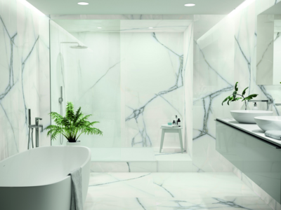 Jewels Blue Polished Porcelain Tile (Price Per M2)