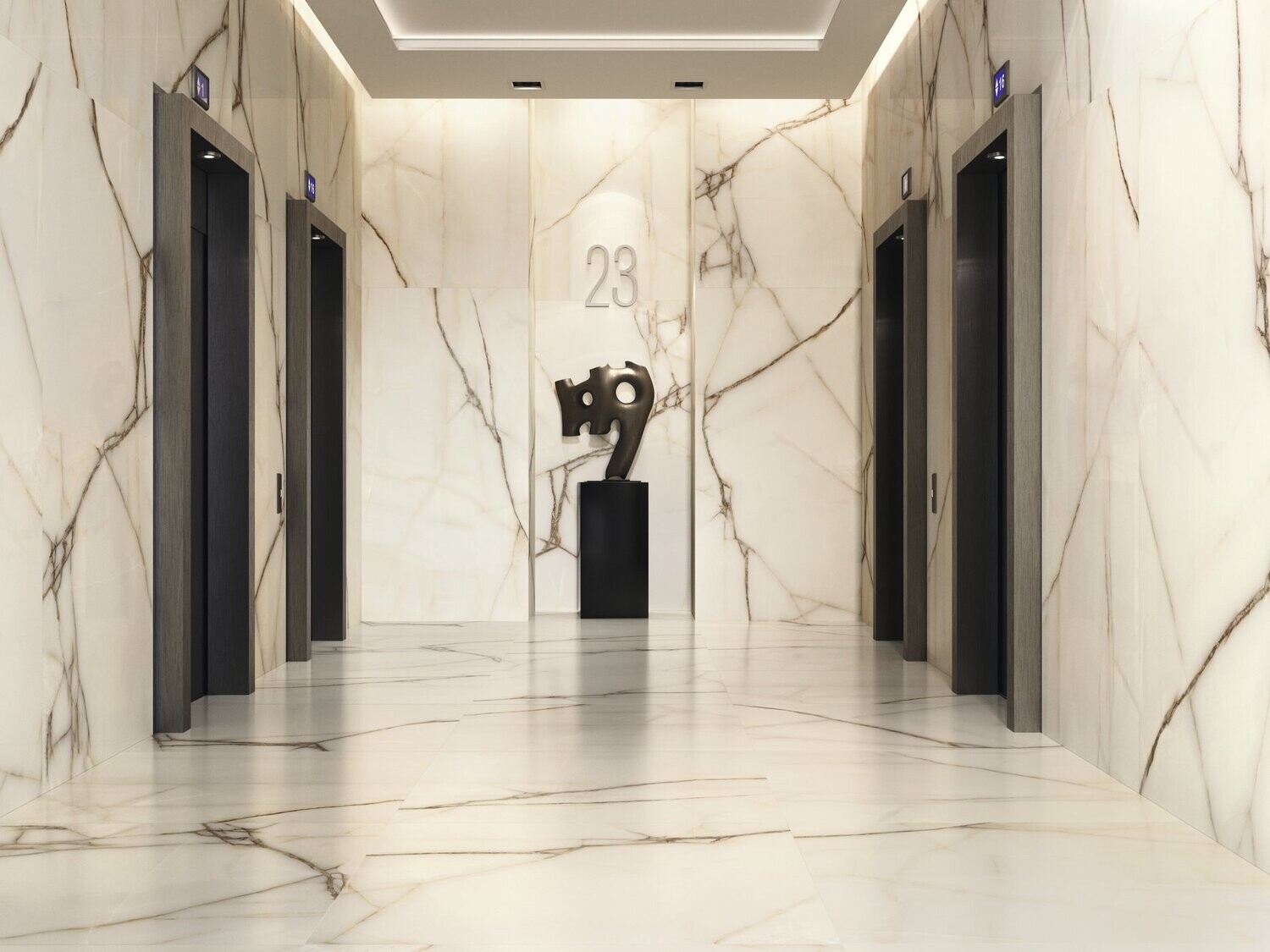 Jewels Cream Polished Slab 1200 x 2400 x 6 mm (Price Per Slab - 2.88M2)