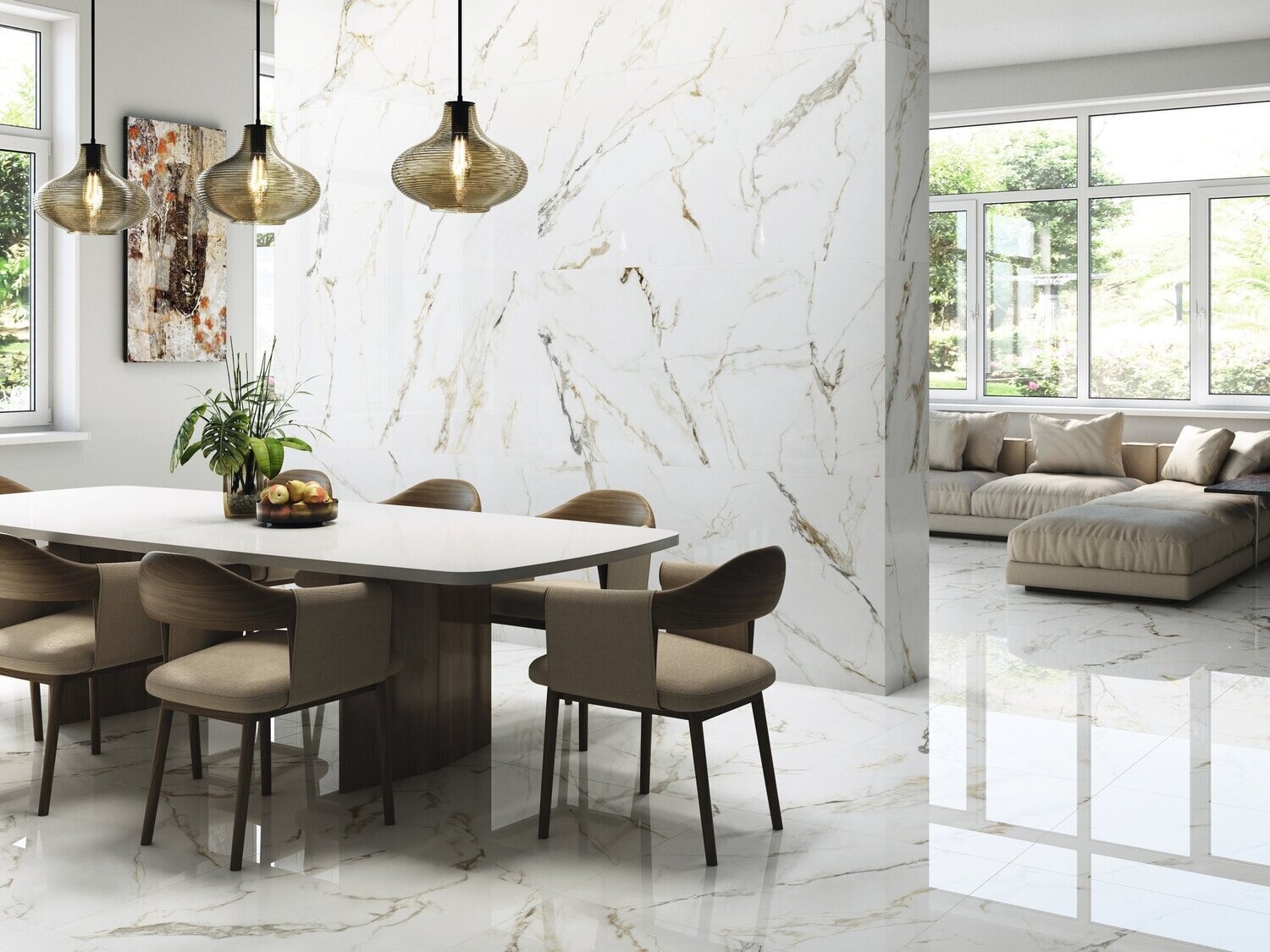 Rirvana Polished Porcelain Tiles (Price per m2)