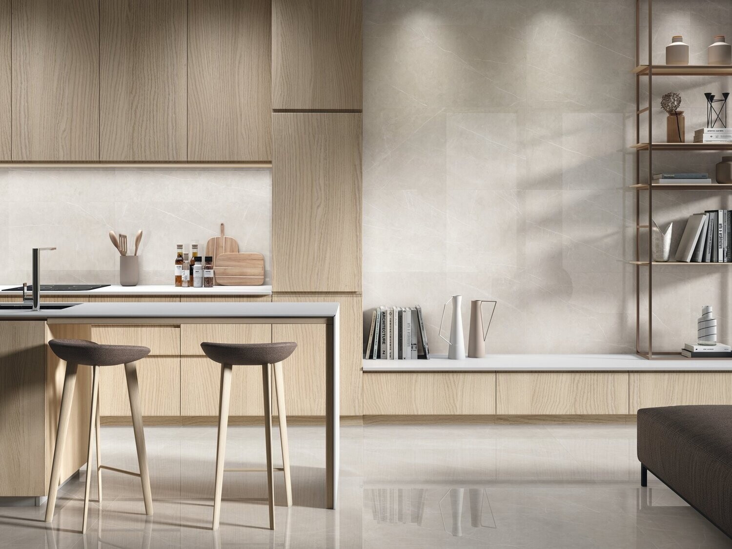 Picasso Ivory  Porcelain Tile Natural (Price Per M2)