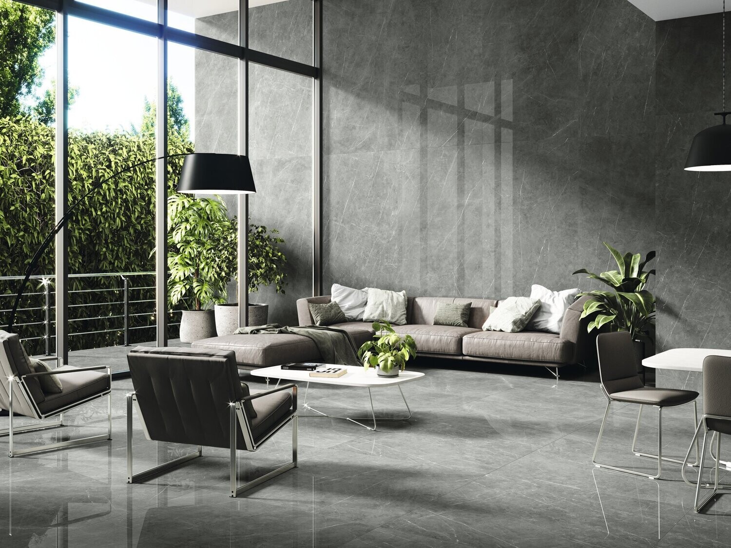 Picasso Grey Porcelain Tile Natural (Price Per M2)