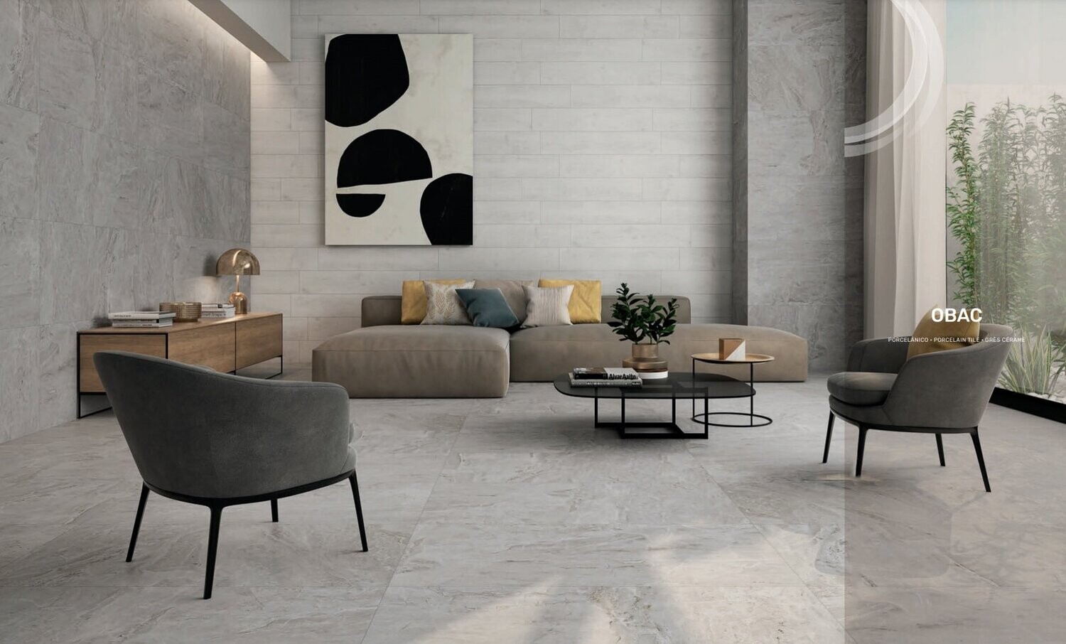 Saxony Grey Porcelain Tile (Price Per M2)