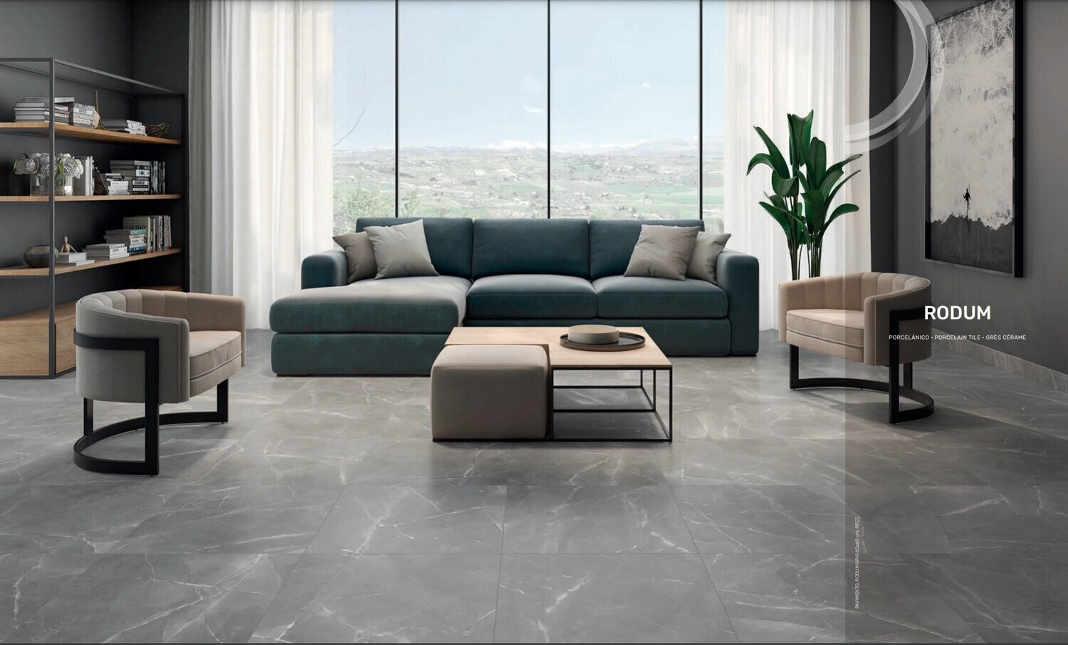 Roland Grey Matt Porcelain Tile ( Price Per M2)