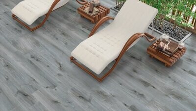 Santiago Grey Wood Effect Porcelain Tile 225 X 1195 mm Matt (Price Per M2)