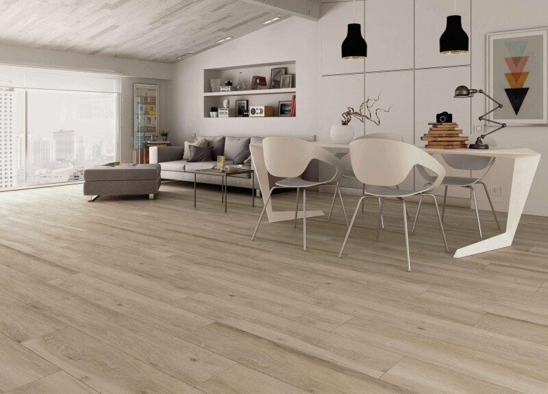 Walnut Beige wood Effect Porcelain Tile Matt (Price Per M2)