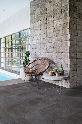 Urban Black Porcelain Tile 600 x 600 x 20mm Outdoor & Antislip (Price Per M2)