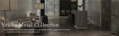 Smoke Metal Grey Matt Porcelain Tile (Price Per M2)