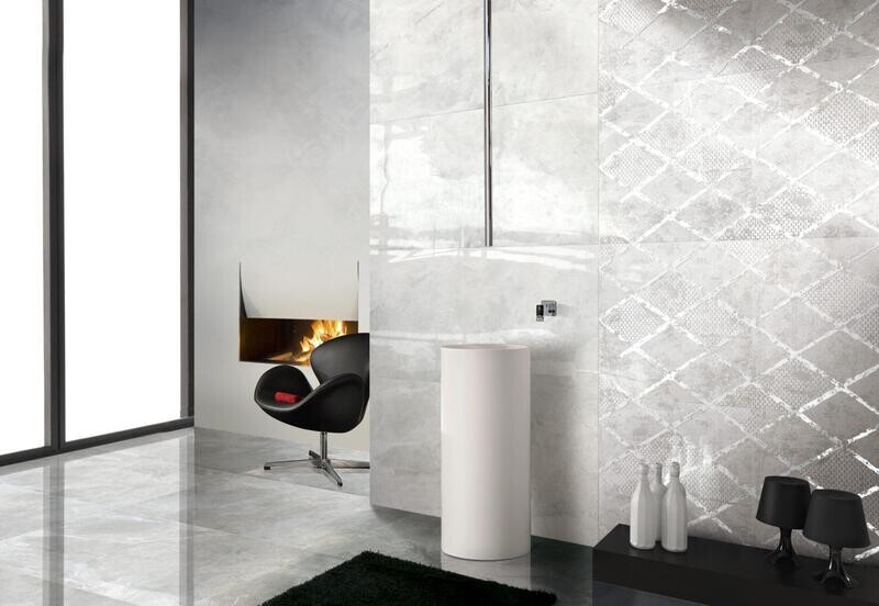 Pearl Grey Polished Porcelain Tiles (Price per m2)