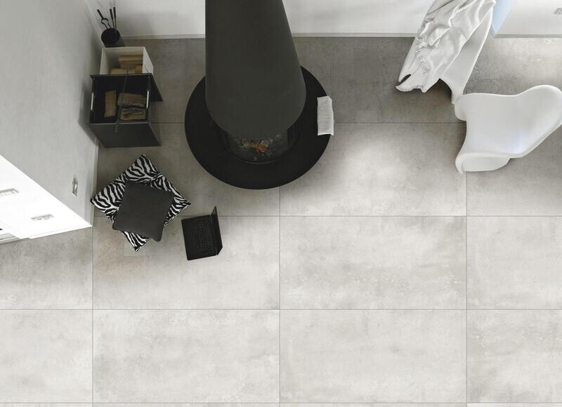 Quartz White Matt Porcelain Tiles 600 x 1200 x 10 mm (Price per m2)