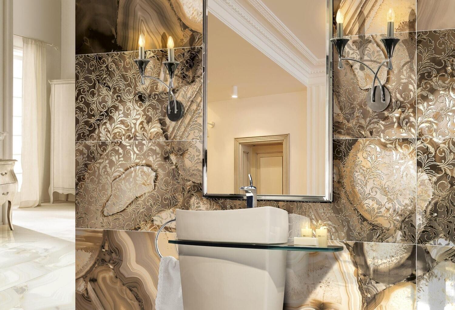 Grato Ambra Polished Porcelain Tiles 600 x 1200 x 10 mm (Price per m2)