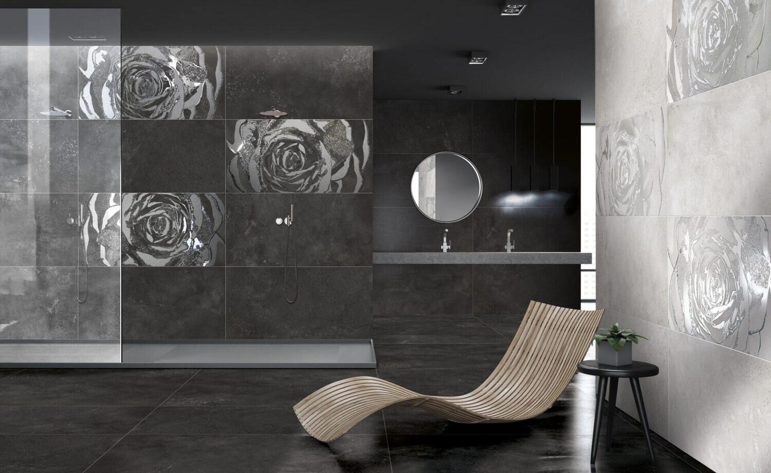 Voyage Metal Black Porcelain Tiles (Price per m2)