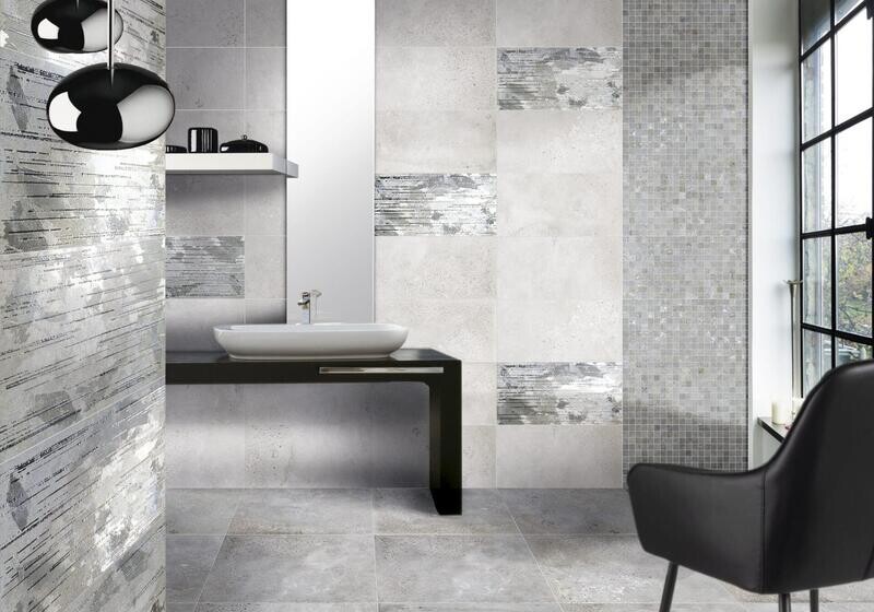 Sentiment Silver Porcelain Tiles 300 x 600 x 10 mm (Price per Tile)