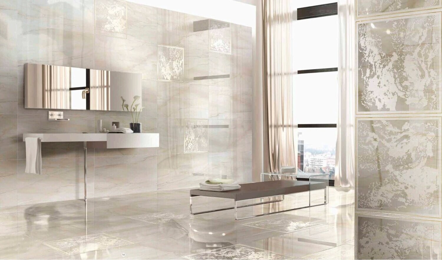 Mercury Sand Porcelain Tiles (Price per m2)