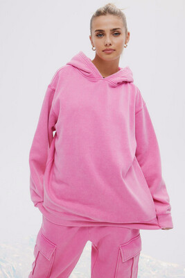 Pink Hooded Sweater