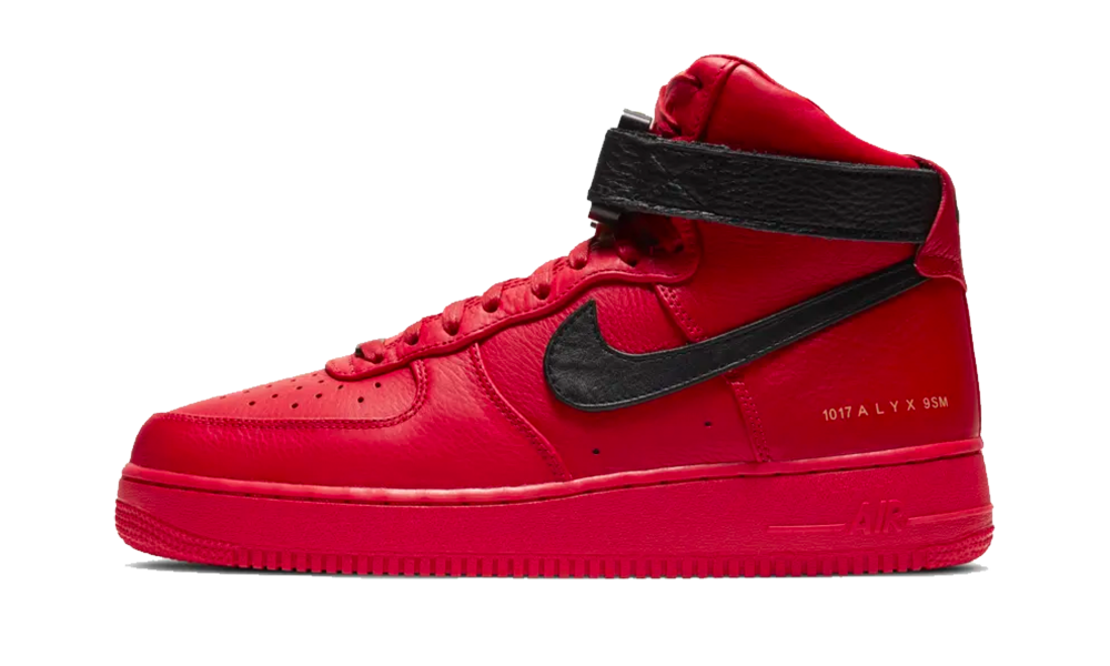 Nike Air Force 1 High 1017 ALYX 9SM Red Black
