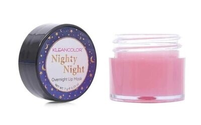 Mascarilla hidratante y nutritiva de labios nocturna Nighty Night de Kleancolor