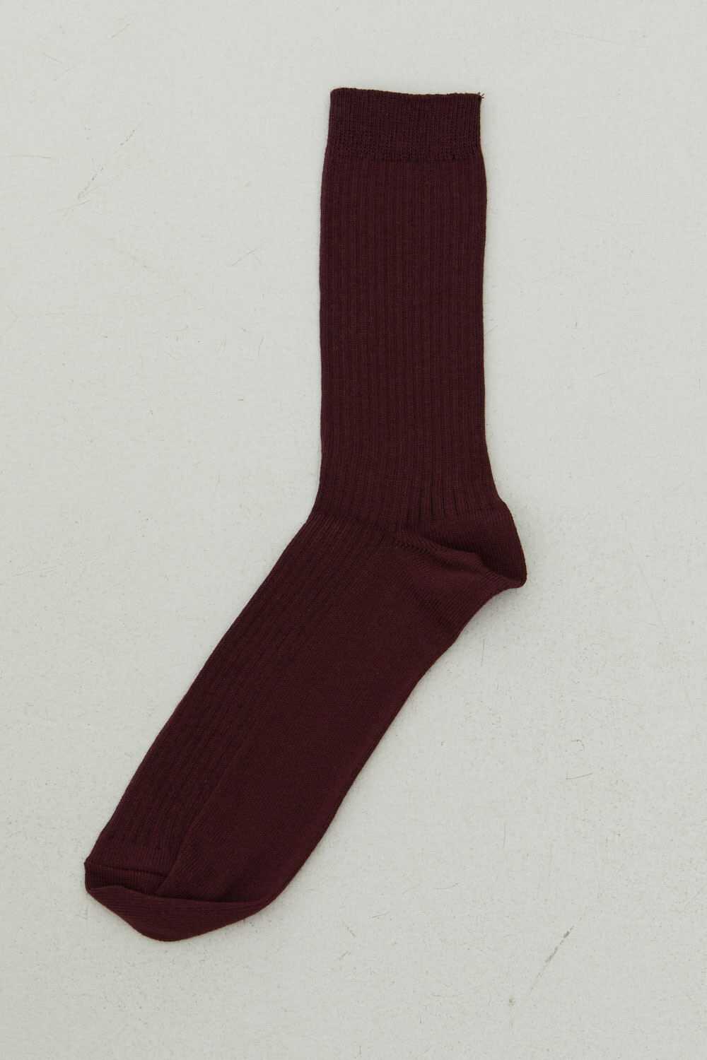 Носки из хлопка сливового цвета
