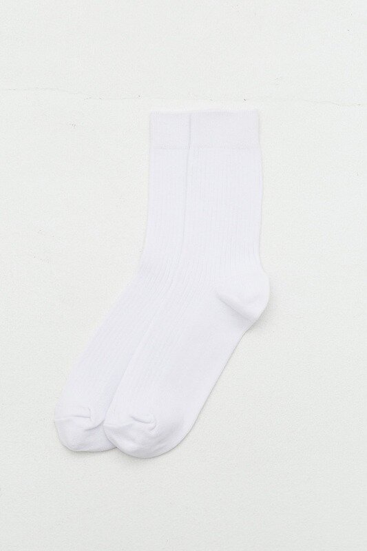 Носки из хлопка белого цвета