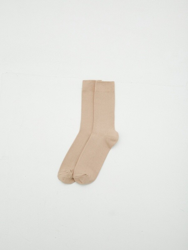 Носки из хлопка бежевого цвета