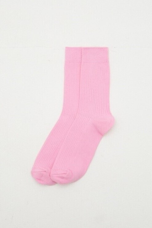 Носки из хлопка розового цвета