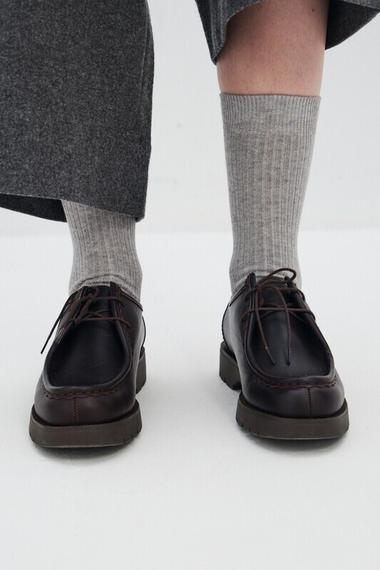 Носки из хлопка серого цвета