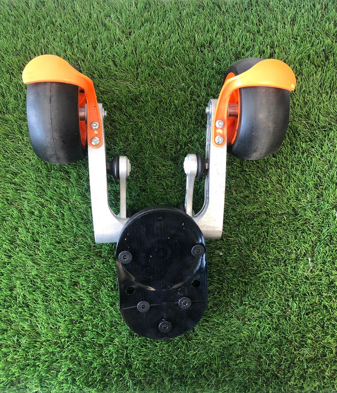 Roue arrière avec biellette pour trottinette kxd