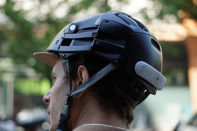 Éclairage Casque Vélo/Trottinette Sans Fil Avec Clignotants Droite/Gauche - Télécommande Guidon, USB Rechargeable, Ultra Visible