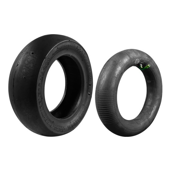 Pneu Slick 90/65-6.5 Gomme Tendre SH44 avec Chambre à Air