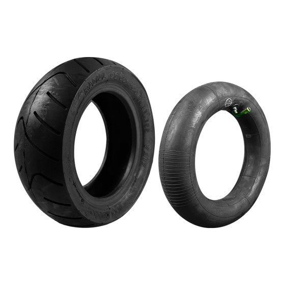 Pneu Radial 90/65-6.5 Vee Rubber SH54 avec Chambre à Air
