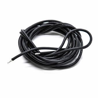 Câble noir 18 AWG - 2m