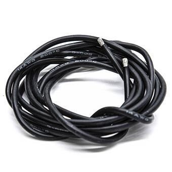 Câble noir 14 AWG - 2M