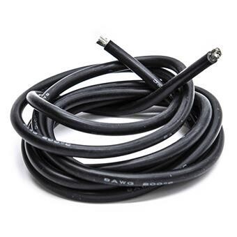 Câble noir 8 AWG - 2M