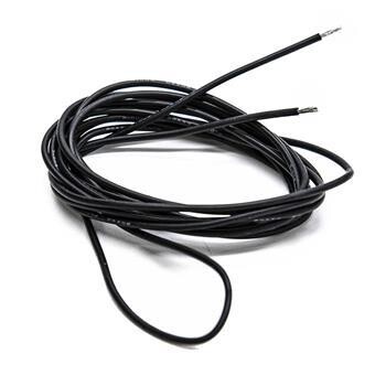 Câble noir 20 AWG - 2M