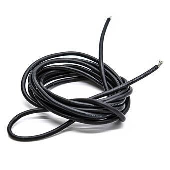 Câble noir 16 AWG - 2M