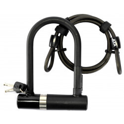 ANTIVOL U  14X80X150MM CLE +CABLE 1000X8  "NEWTON MINI"