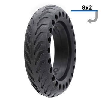 Pneu plein perforée 8x2-5/B30 (Non valable pour Xiaomi)