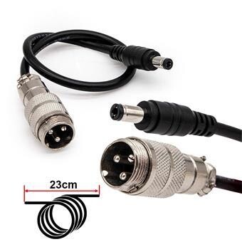 Adaptateur GX16 vers DC55x25