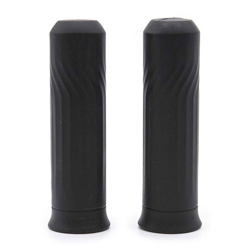 Poignées en silicone noir pour NIU - 2 pcs