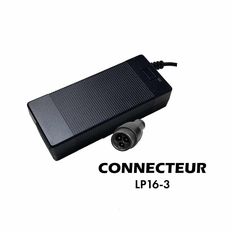 Pack Chargeur 60V ➡️ 67.2V / 2A (connecteur LP16-3)