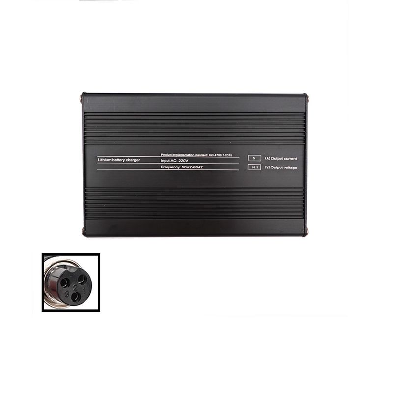 Chargeur rapide 52V-58V 5A prise GX16