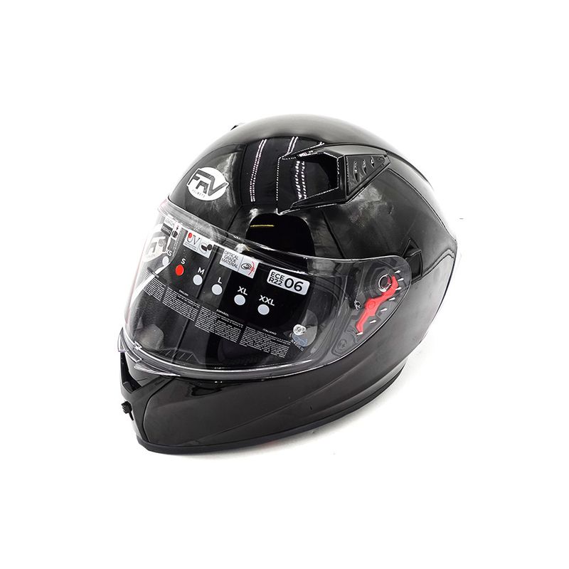 Casque intégral FRV noir (taille S à XL) (M)